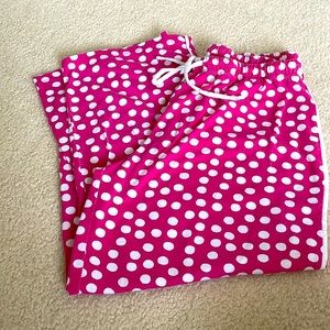 Jockey Cropped Pajama Bottoms